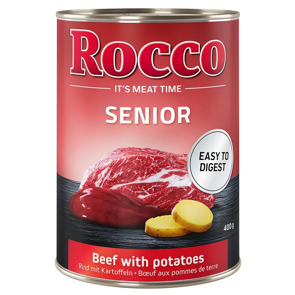 Sparpaket Rocco Senior 24 x 400 g - Rind mit Kartoffeln
