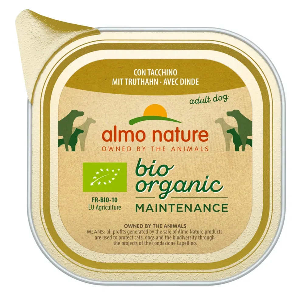 Almo Nature BioOrganic Maintenance 24 x 100 g - Bio Truthahn