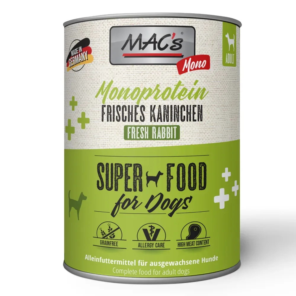 MAC's Mono Sensitive 6 x 800 g - Kaninchen