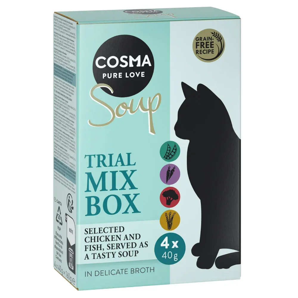 Probiermix Cosma Soup 4 x 40 g - Mixpaket 2 (4 Sorten)