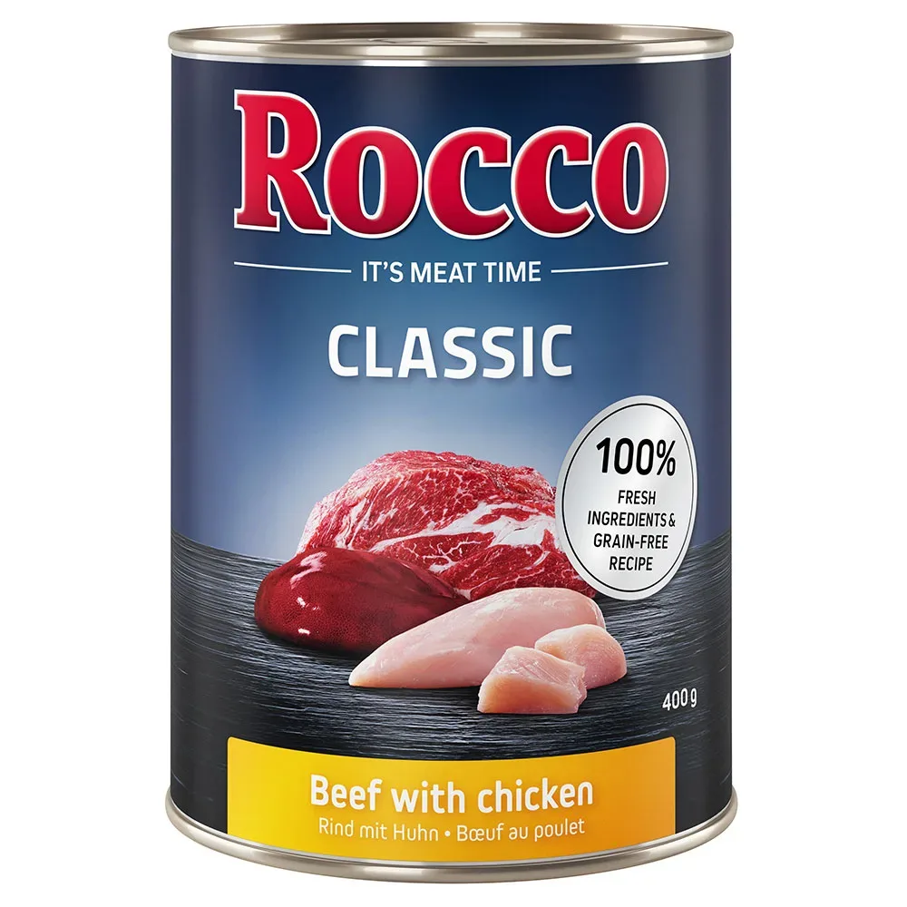 Sparpaket Rocco Classic 24 x 400 g - Rind mit Huhn
