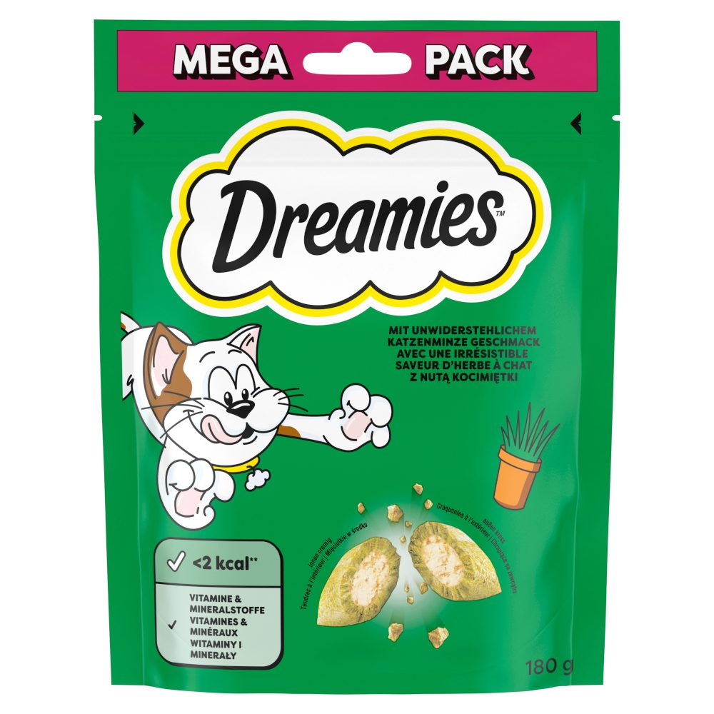 Dreamies Mega Pack 180g Katzenminze