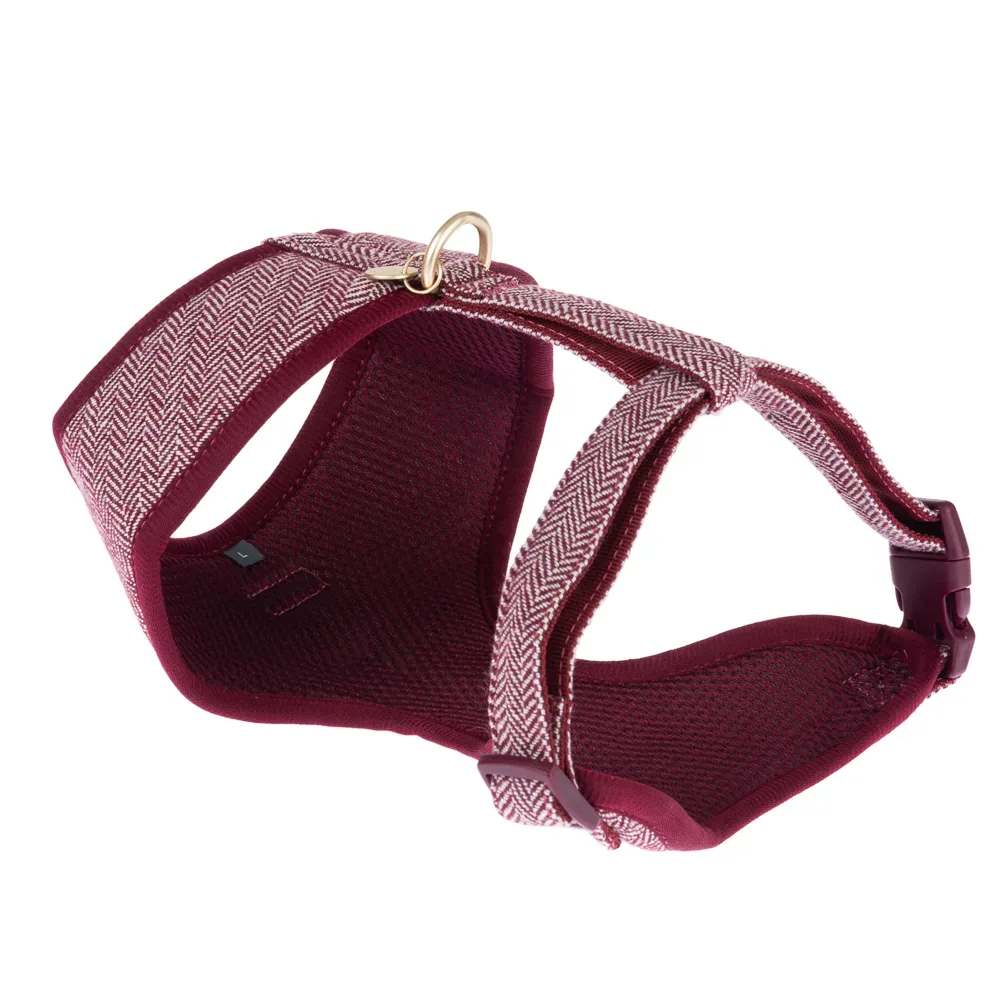 Nomad Tales Calma Geschirr, burgundy - Grösse XS: 26 - 34 cm Brustumfang