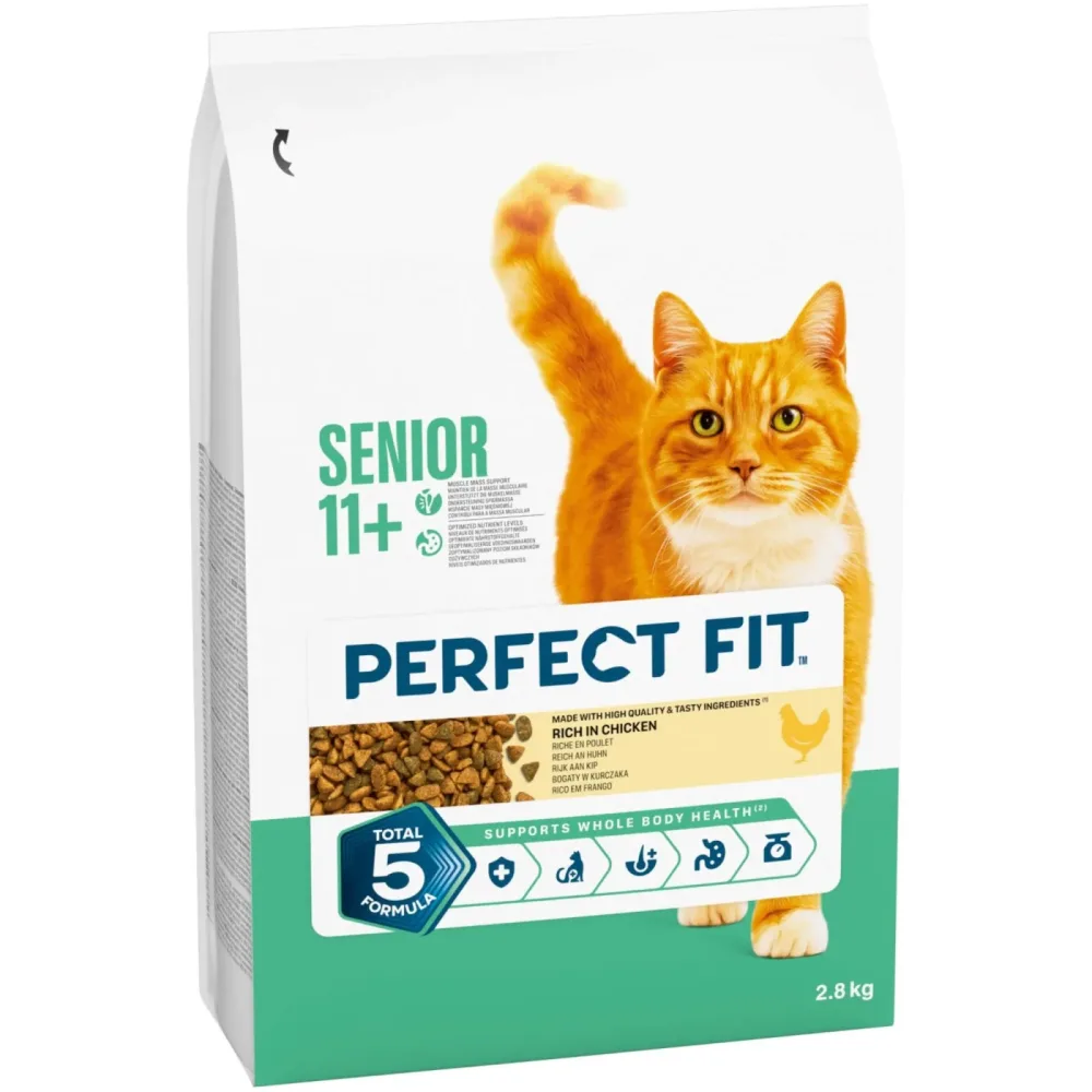 Perfect Fit Senior 11+ reich an Huhn - Sparpaket: 2 x 2,8 kg