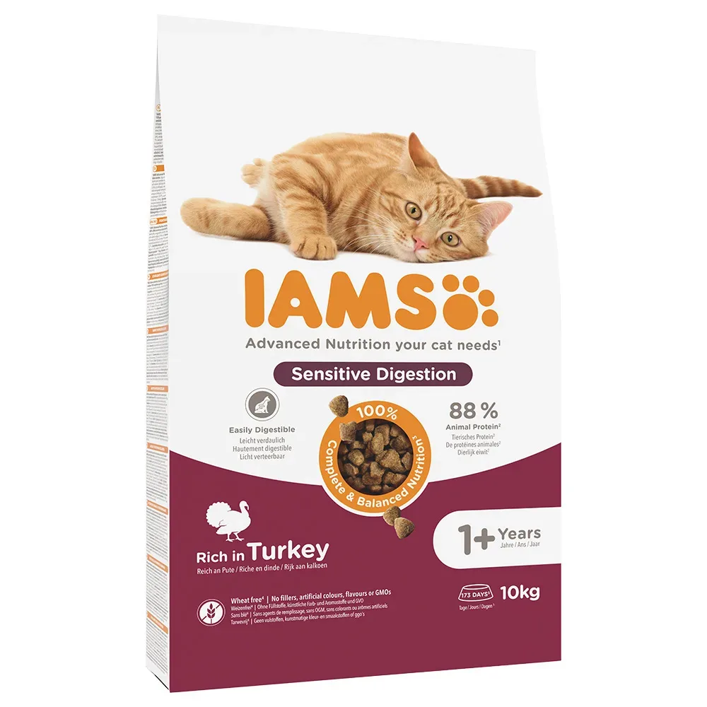 IAMS Advanced Nutrition Sensitive Digestion mit Pute - Sparpaket: 2 x 3 kg