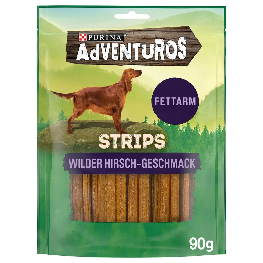Adventuros Hundesnack Strips Hirsch