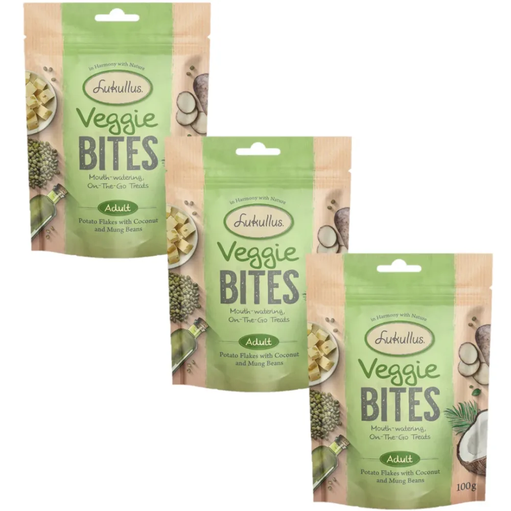 Lukullus Veggie Bites - Sparpaket: 3 x 100 g