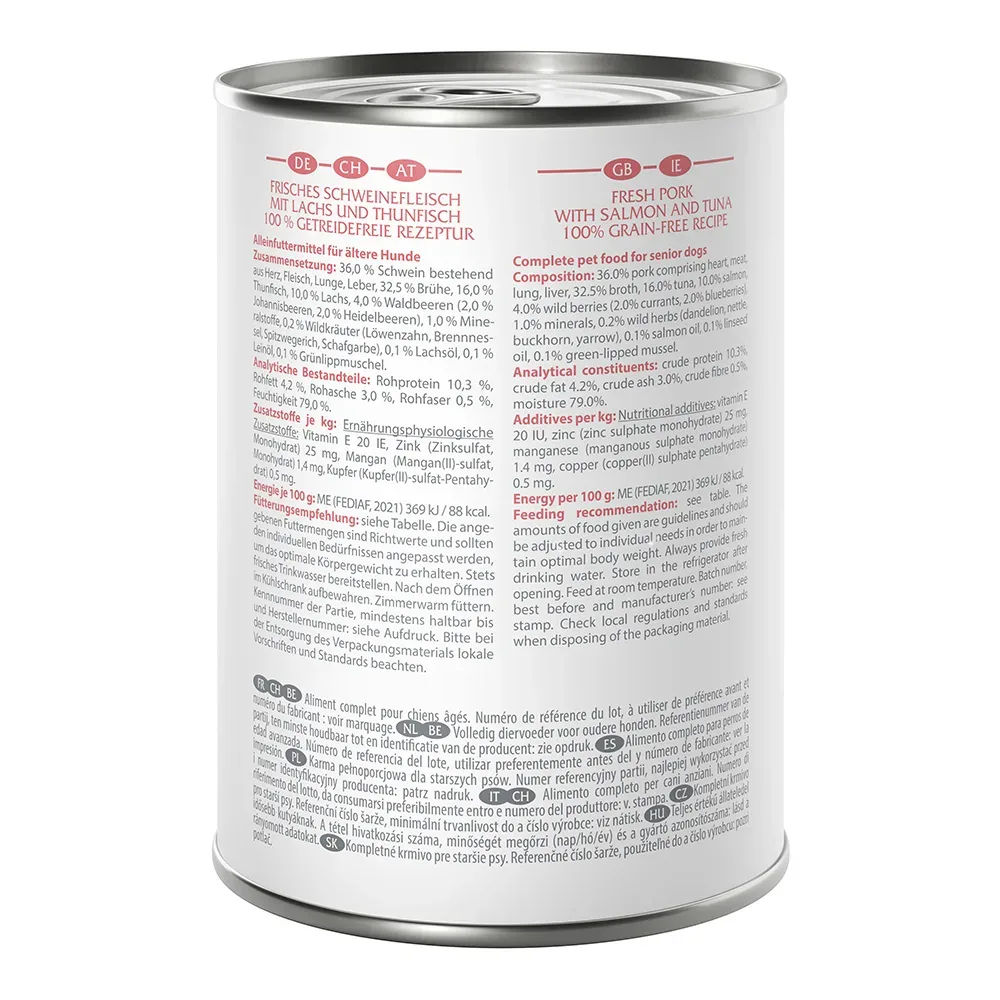 Wolf of Wilderness Senior - mit frischem rotem Fleisch 6 x 400 g - Scarlet Sunrise