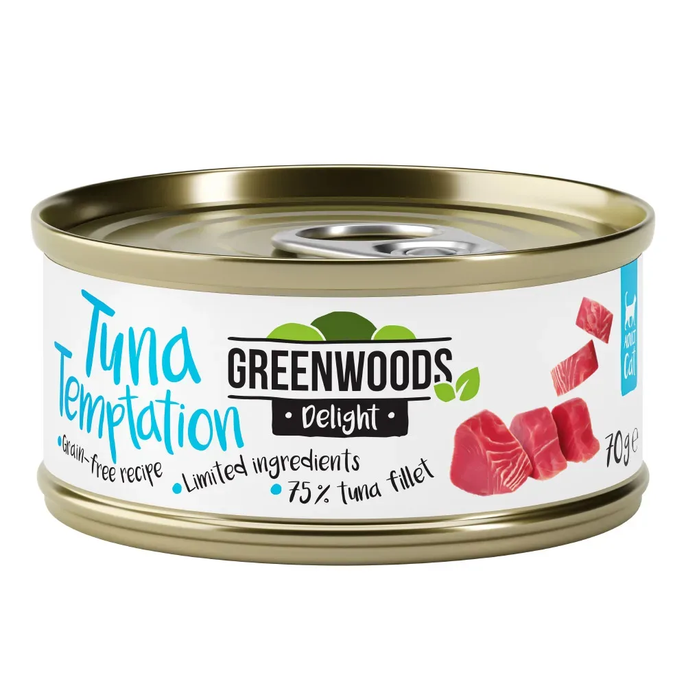 Greenwoods Delight Thunfischfilet - 6 x 70 g
