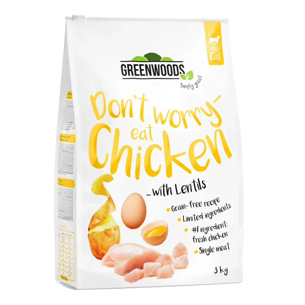 Greenwoods Huhn mit Linsen, Kartoffeln und Ei - 400 g