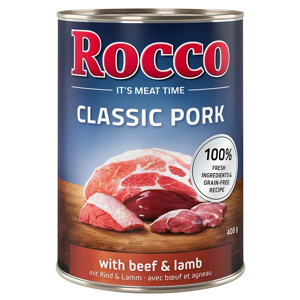 Sparpaket Rocco Classic Pork 12 x 400 g - Rind & Lamm
