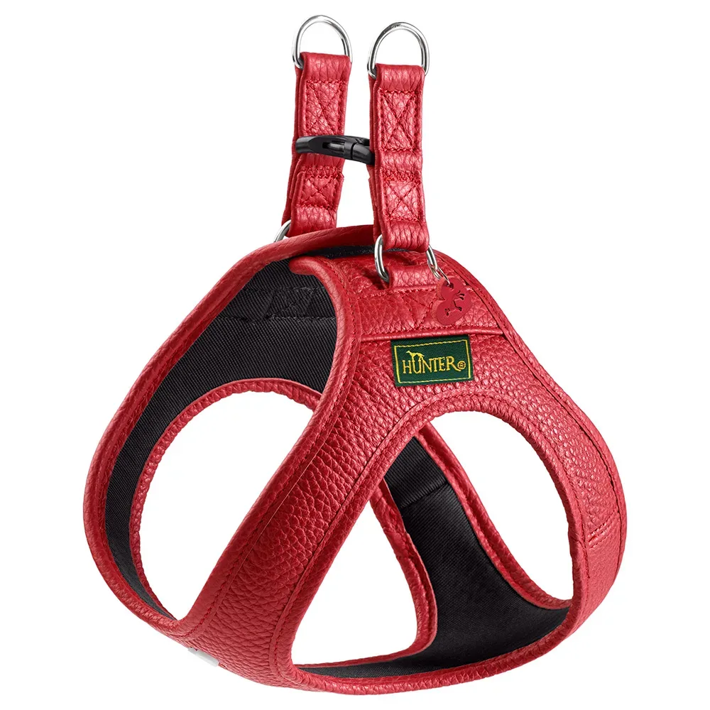 HUNTER Geschirr Love, rot - Grösse XS, 33-37 cm Brustumfang