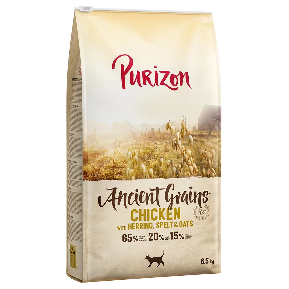 Sparpaket Purizon Adult Urgetreide 2 x 6,5 kg - Huhn mit Fisch
