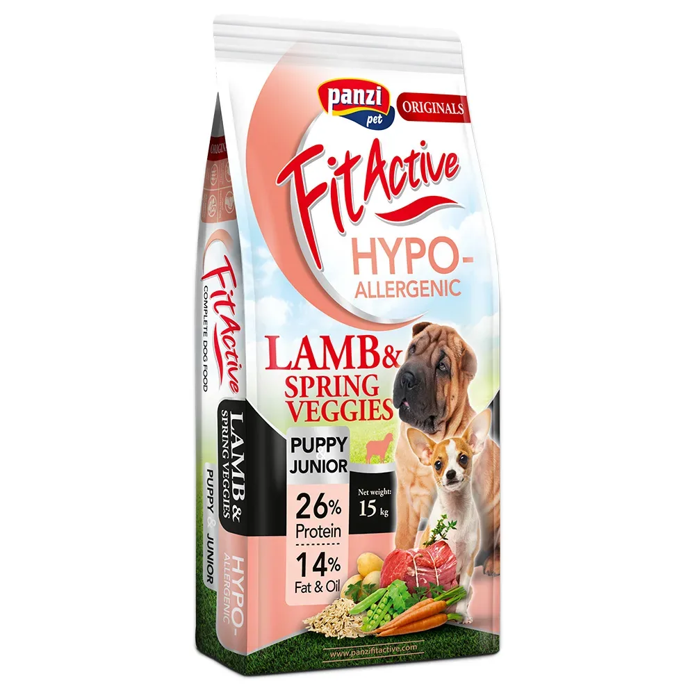 FitActive Originals Puppy Hypoallergenic Lamm & Frühlingsgemüse - Sparpaket: 2 x 15 kg