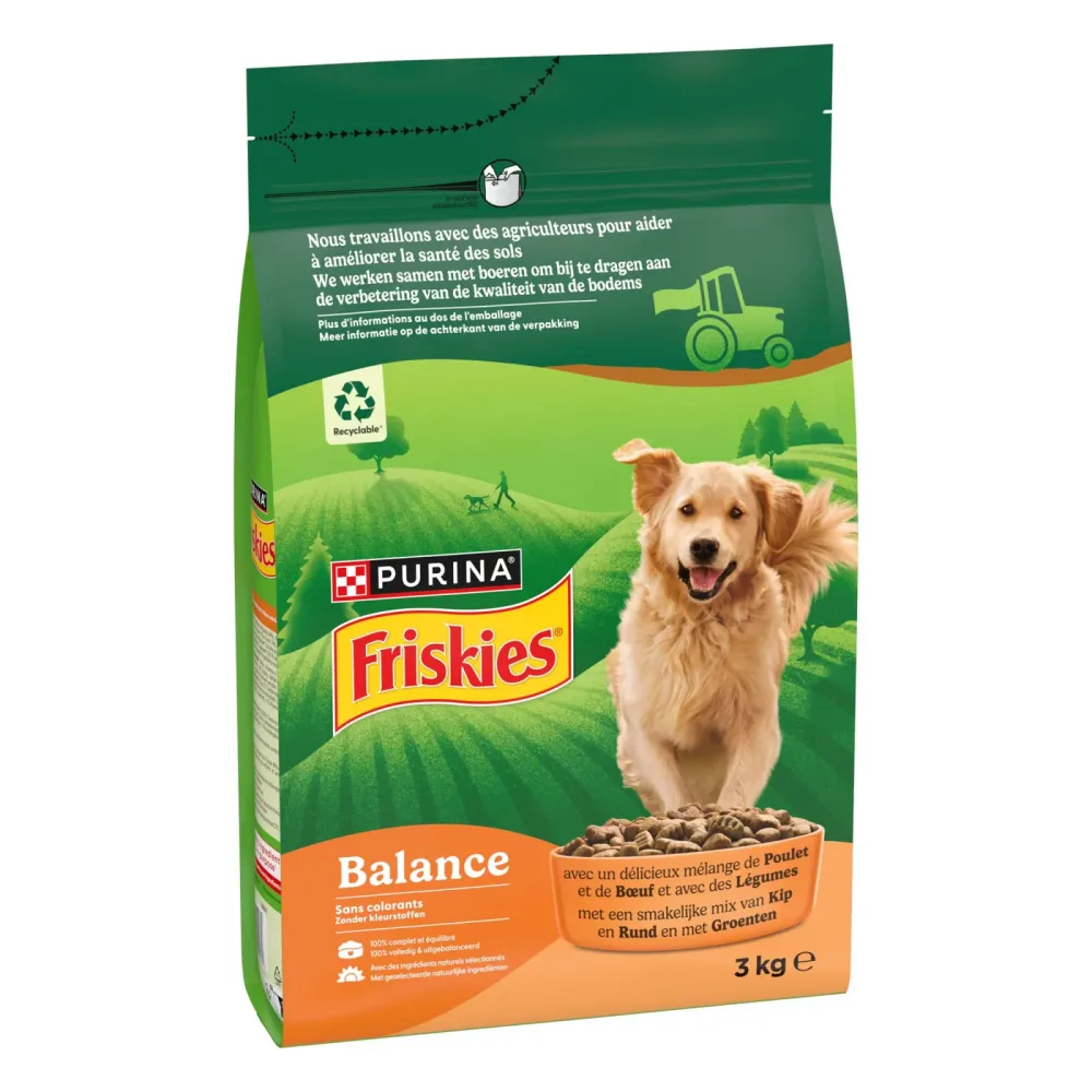 Friskies Balance Trocken-Hundefutter Fleisch & Gemüse