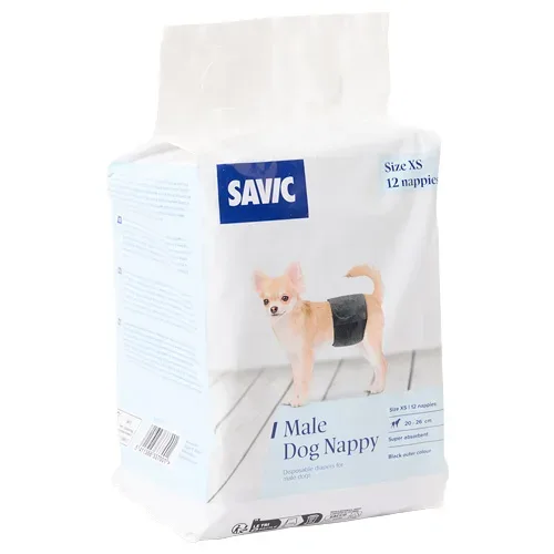 Savic Windeln für Rüden - Grösse XS: 20-26 cm, 24 Stück