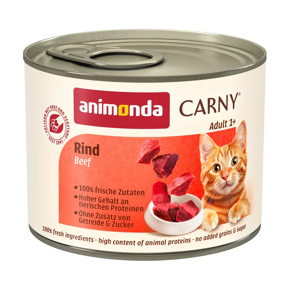 Sparpaket animonda Carny Adult 24 x 200 g - Rind