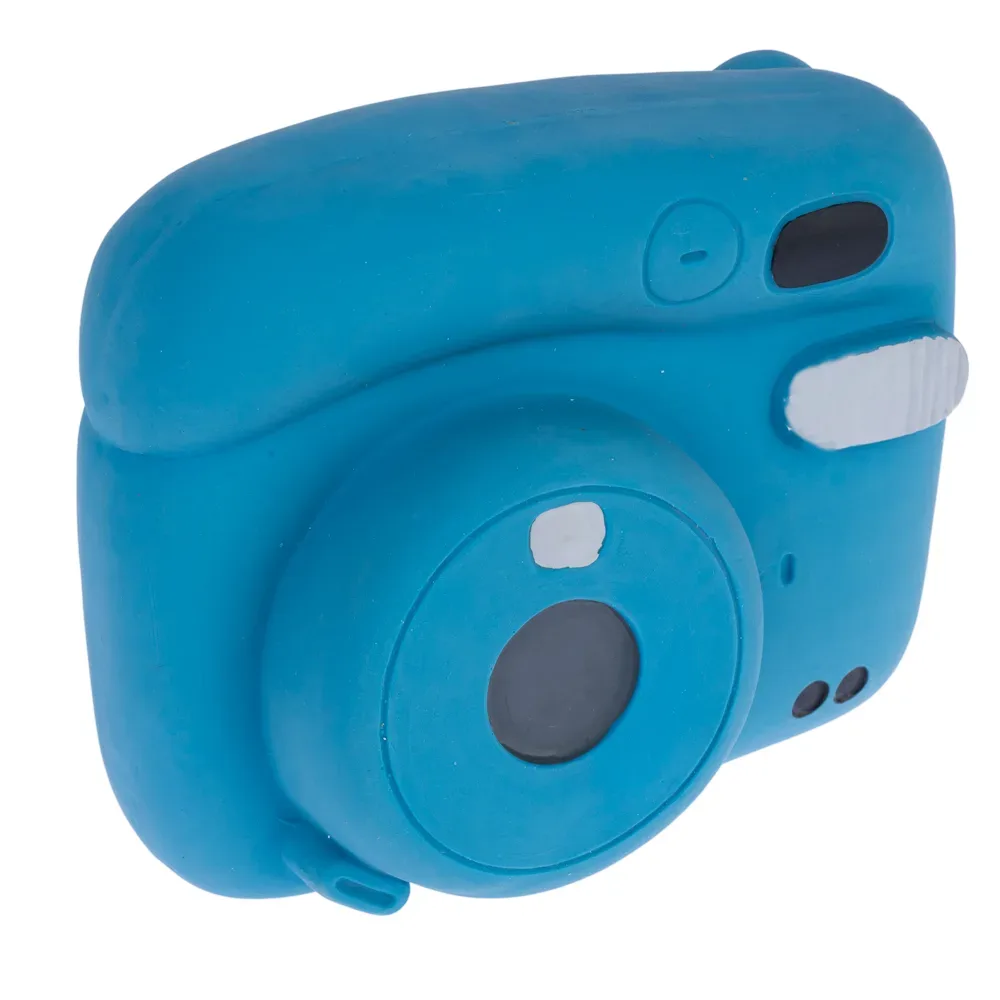 TIAKI Hundespielzeug Latex Polaroid-Kamera - L 12,5 x B 10,5 x H 6 cm