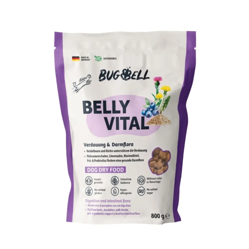 BugBell Belly Vital Verdauung & Darmflora - 800 g