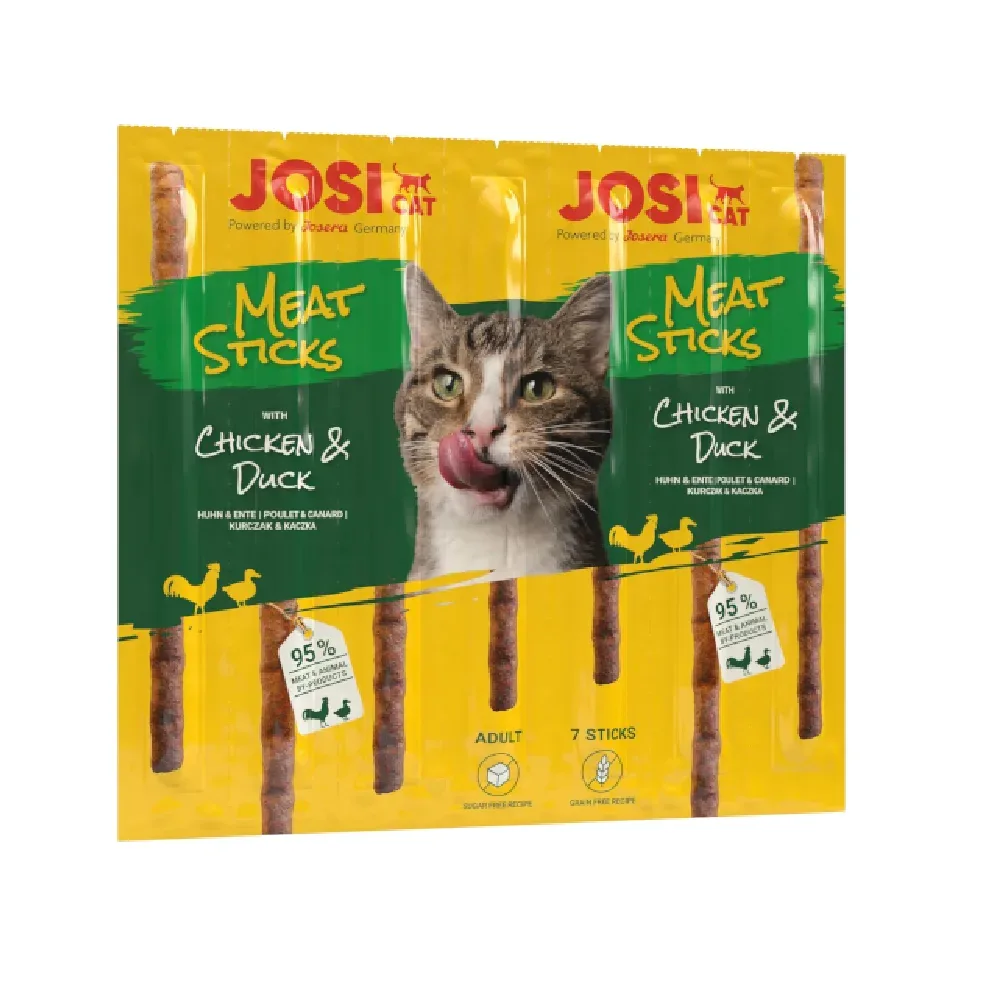 JosiCat Meat Sticks mit Huhn & Ente - 35 g
