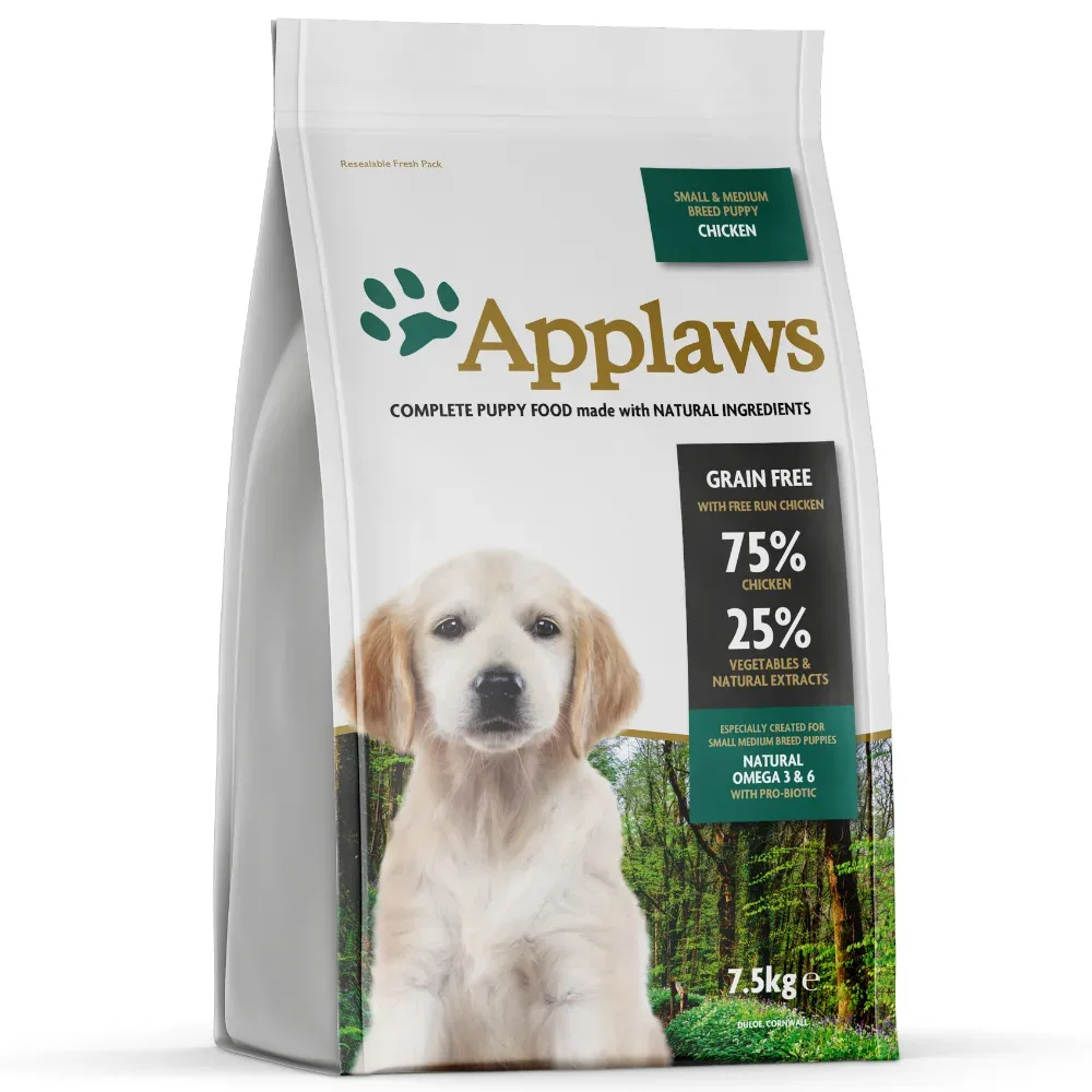 Applaws Puppy Huhn Kleine & Mittelgrosse Rassen - 7,5 kg