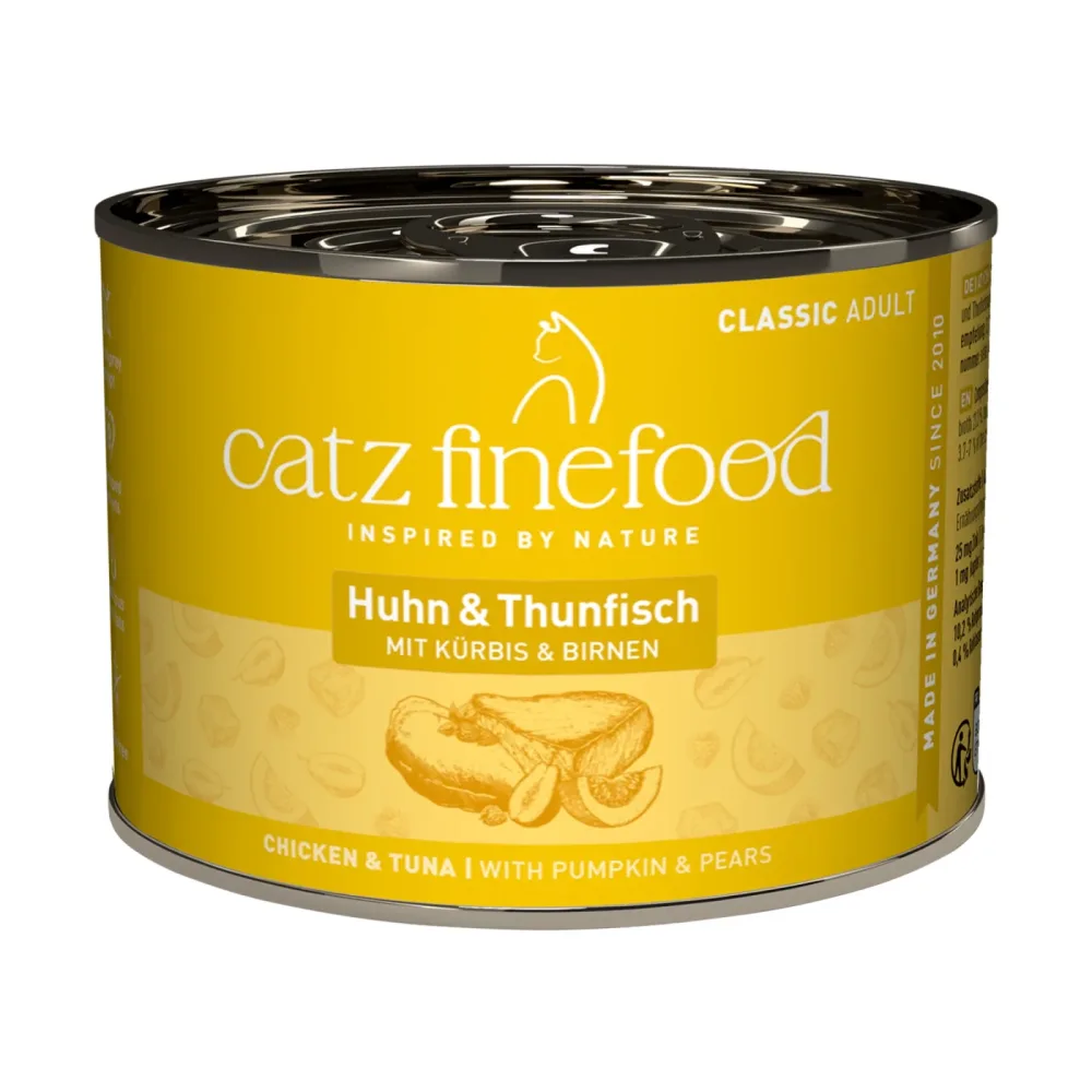 Sparpaket catz finefood 24 x 200 g - Huhn & Thunfisch