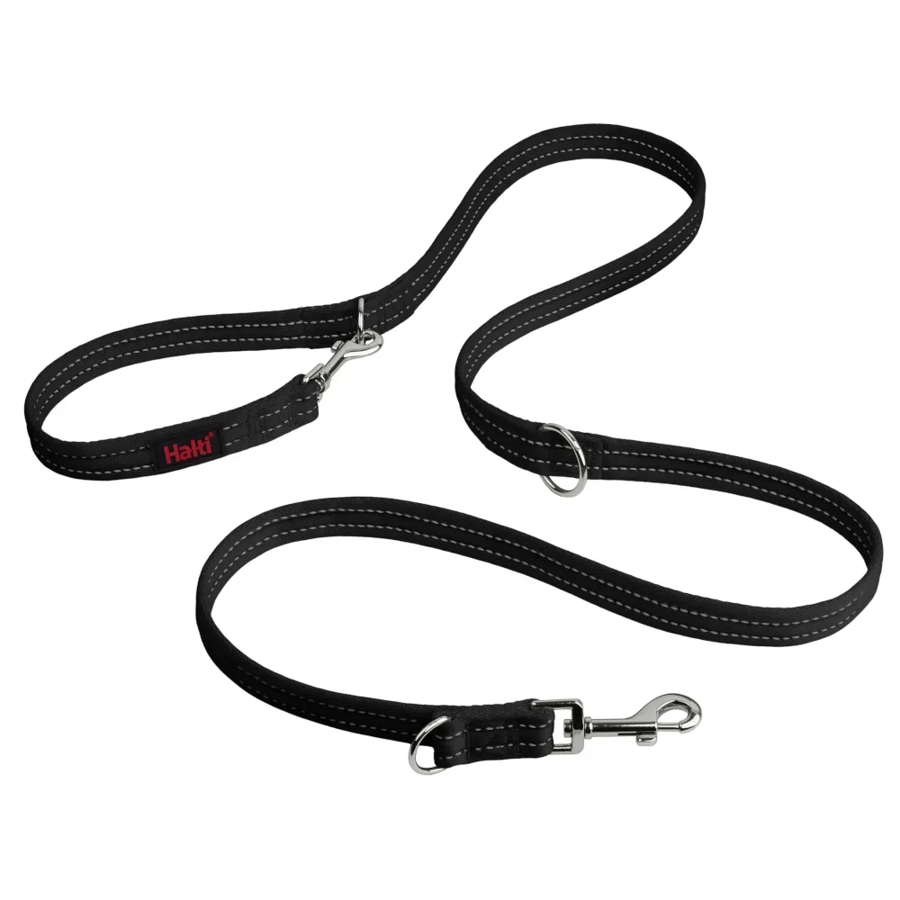 Halti Trainingsleine - 200 cm lang, 25 mm breit, schwarz