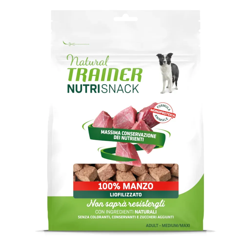 Sparpaket Natural Trainer Nutri Snack Gefriergetrocknete Brocken Adult 6 x 50 g - Huhn