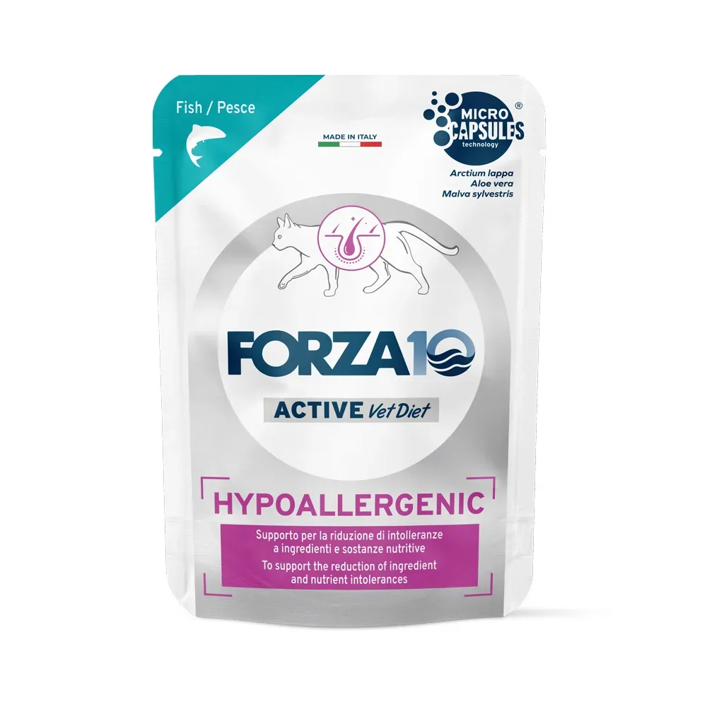 Forza 10 Hypoallergenic Active Vet Diet für Katzen 12 x 80 g - Lamm