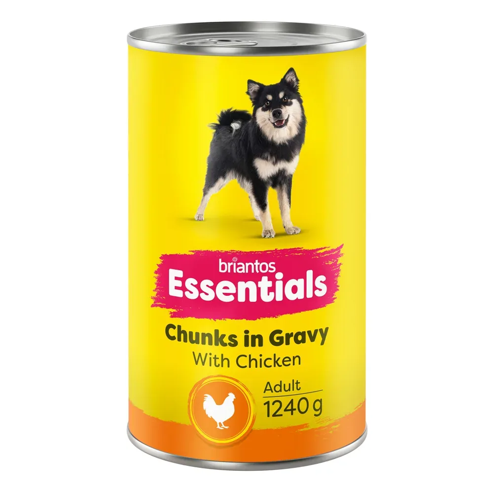 Briantos Essentials Chunks in Gravy 6 x 1240 g - Huhn