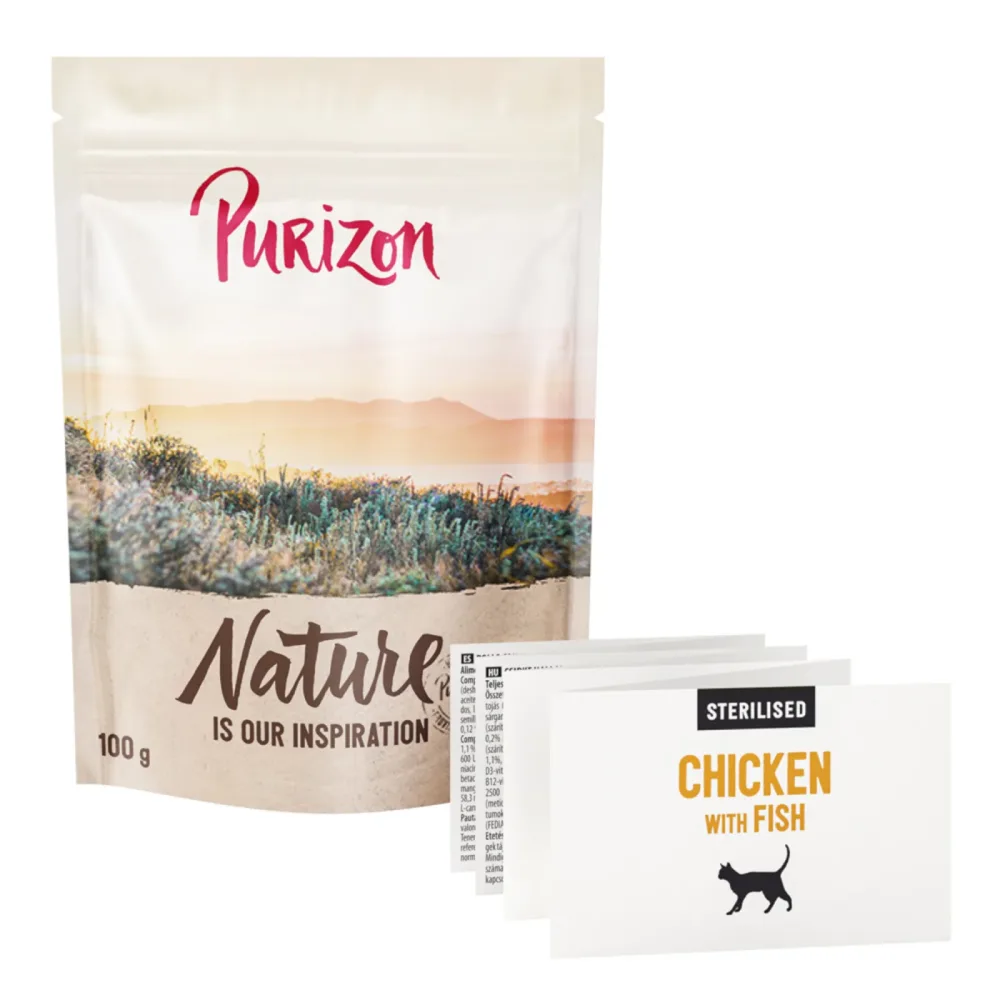 Purizon Cat Sterilised Huhn & Fisch - Original Daily 65% NEW - 100 g