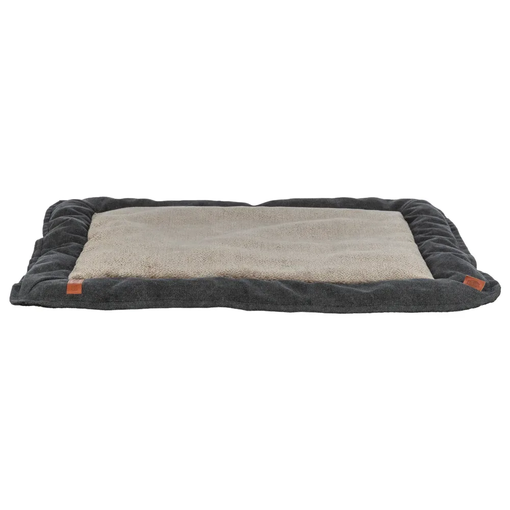 Trixie Be Nordic Liegematte Föhr, schwarz/sand - Grösse M: L 70 x B 55 cm