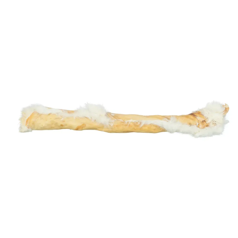 Trixie Kaninchenhautrolle mit Fell - 85 g