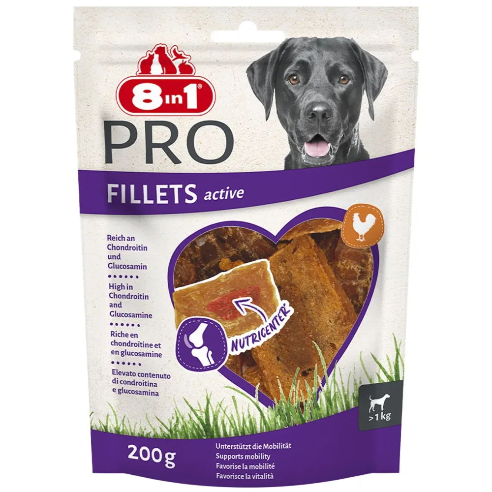 8in1 Fillets Pro Active - Sparpaket: 3 x 80 g