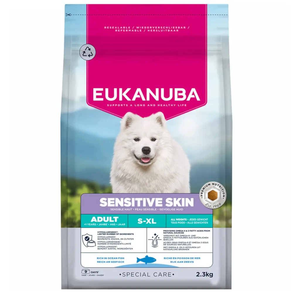 Eukanuba Special Care Sensitive Skin Adult - Sparpaket: 2 x 12 kg
