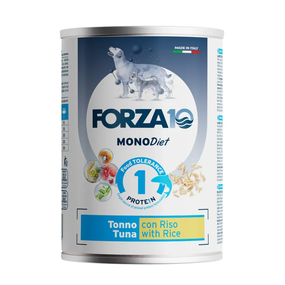 Forza10 Diet Thunfisch Paté mit Reis - 12 x 400 g