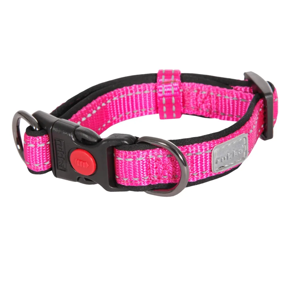 Rukka Halsband Solid, fuchsia - Grösse XS: 20 - 30 cm Halsumfang