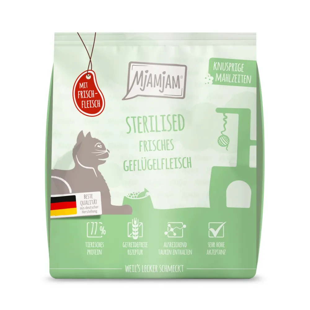 MjAMjAM Knusprige Mahlzeiten Sterilised Geflügel - 300 g