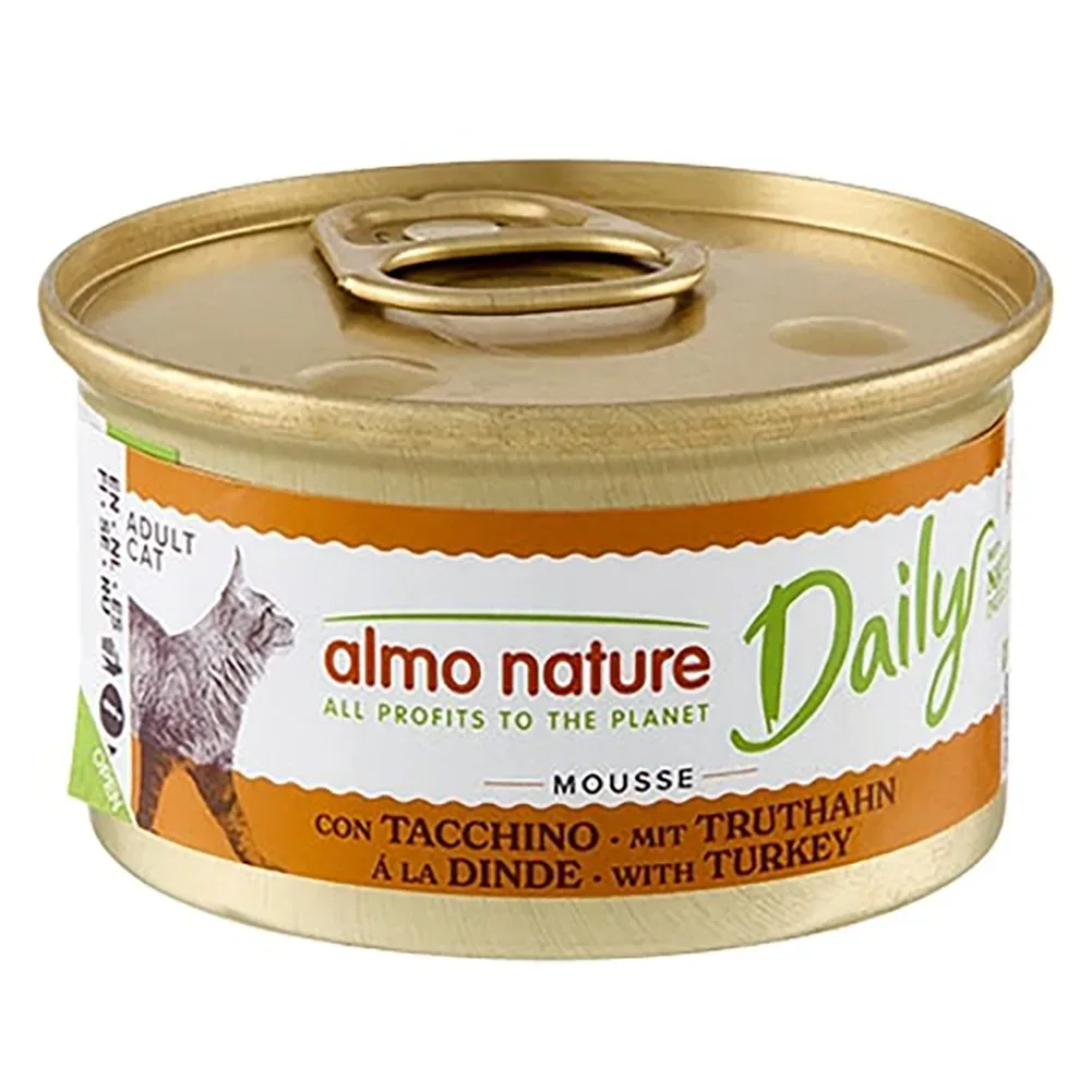 Sparpaket Almo Nature Daily Menu 24 x 85 g - Mousse mit Truthahn