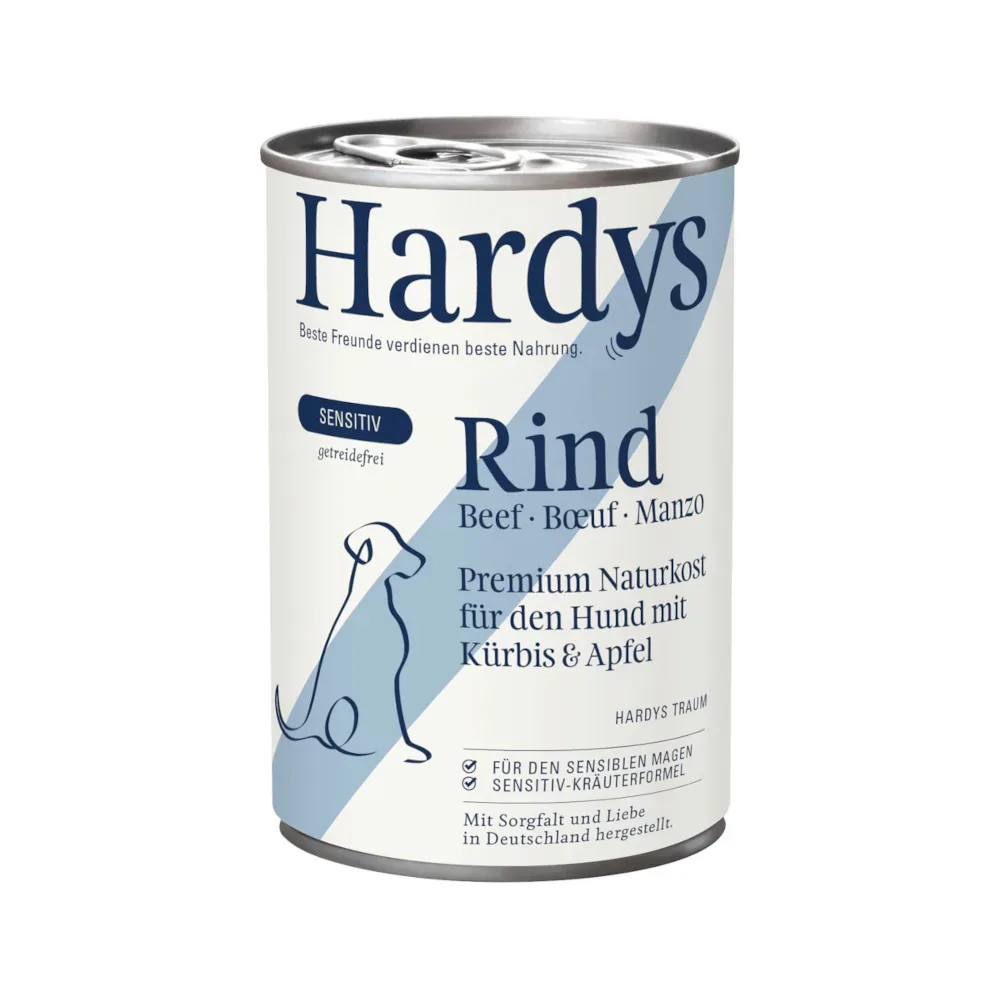 Sparpaket Hardys Sensitive 24 x 400 g - Rind