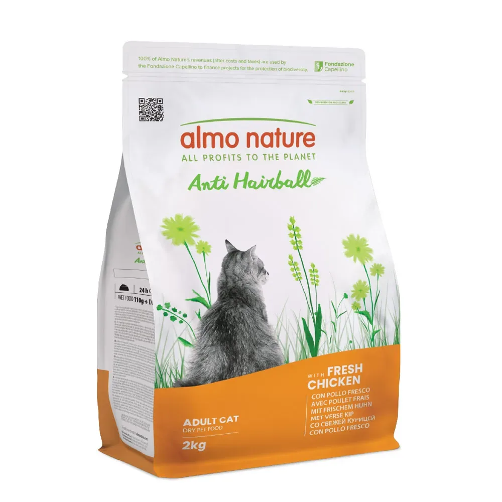 Almo Nature Functional Anti Hairball Huhn & Reis - Sparpaket: 2 x 2 kg