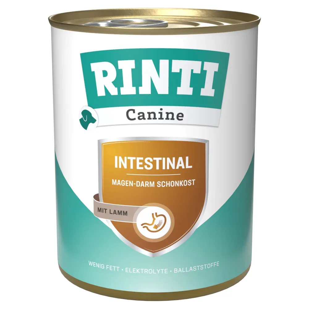RINTI Canine Intestinal mit Lamm 800 g - Sparpaket: 24 x 800 g