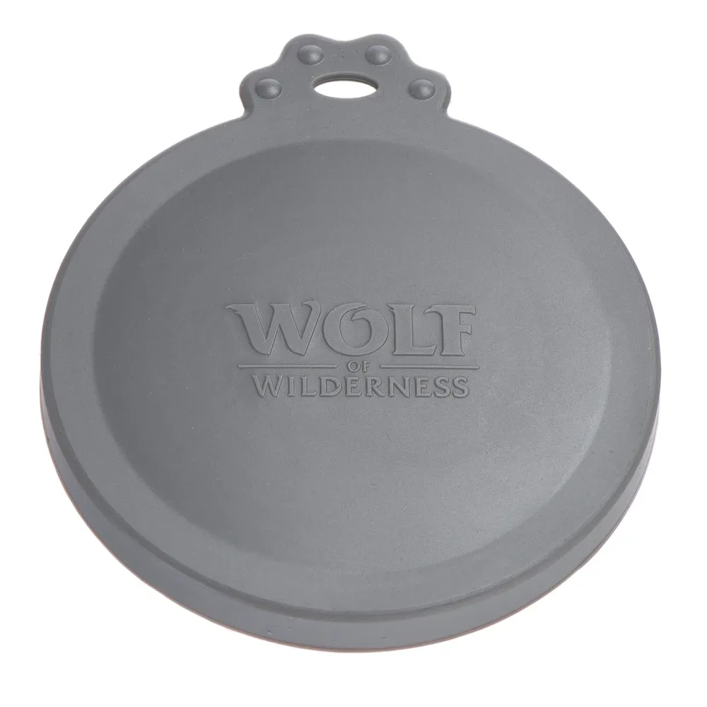 Wolf of Wilderness Silikondeckel für Futterdosen - 5 Stück, Ø 7,5 cm (400 g) + Ø 10 cm (800 g)