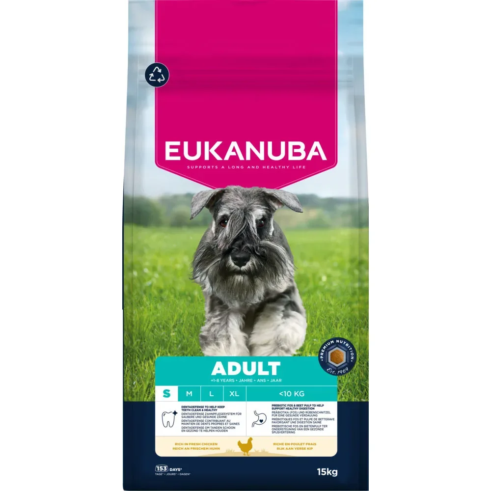 Eukanuba Premium Nutrition Adult Small Breed Huhn - Sparpaket: 2 x 15 kg