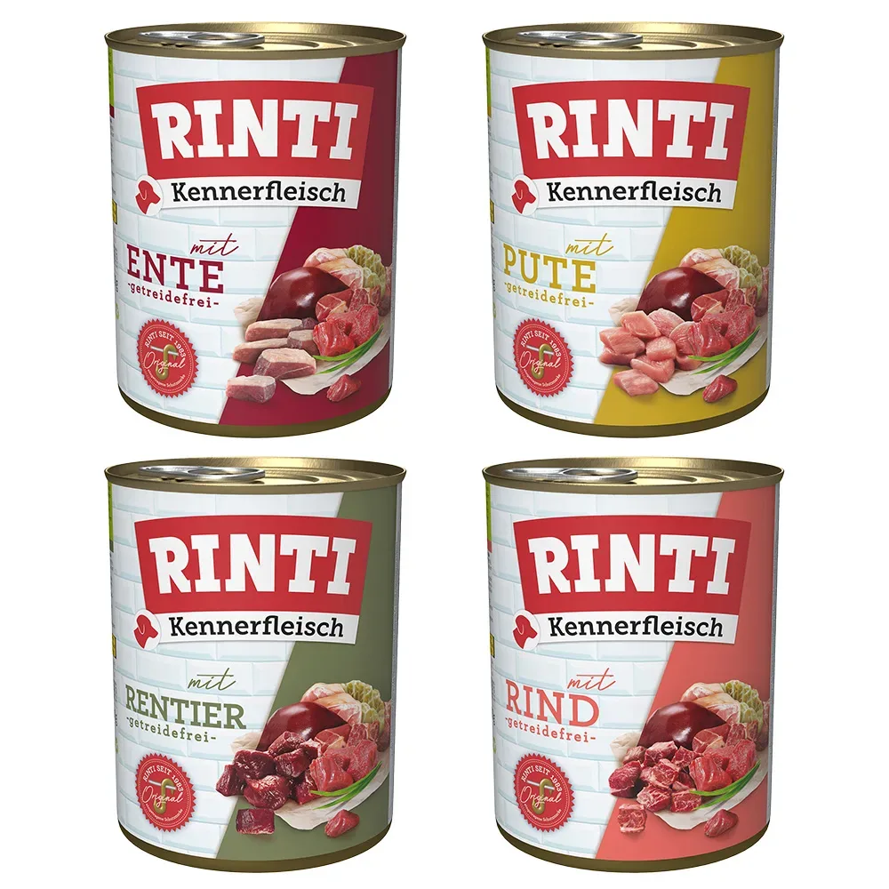 RINTI Kennerfleisch Mix 12 x 800 g - Mixpaket 2