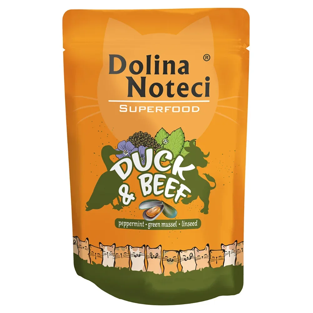 Dolina Noteci Superfood 10 x 85 g - Ente und Rind