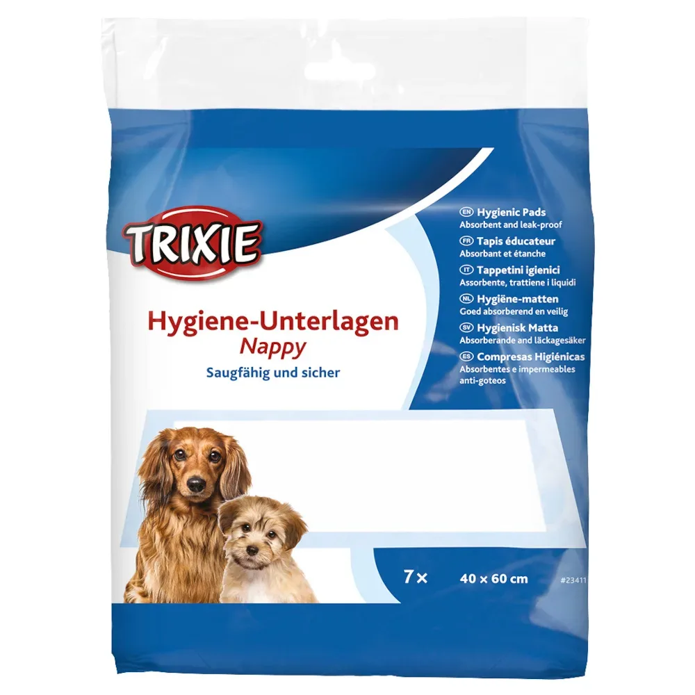 Trixie Welpen-Unterlagen - Nappy-Stubenrein - Sparpaket: L 40 x B 60 cm, 21 Stück