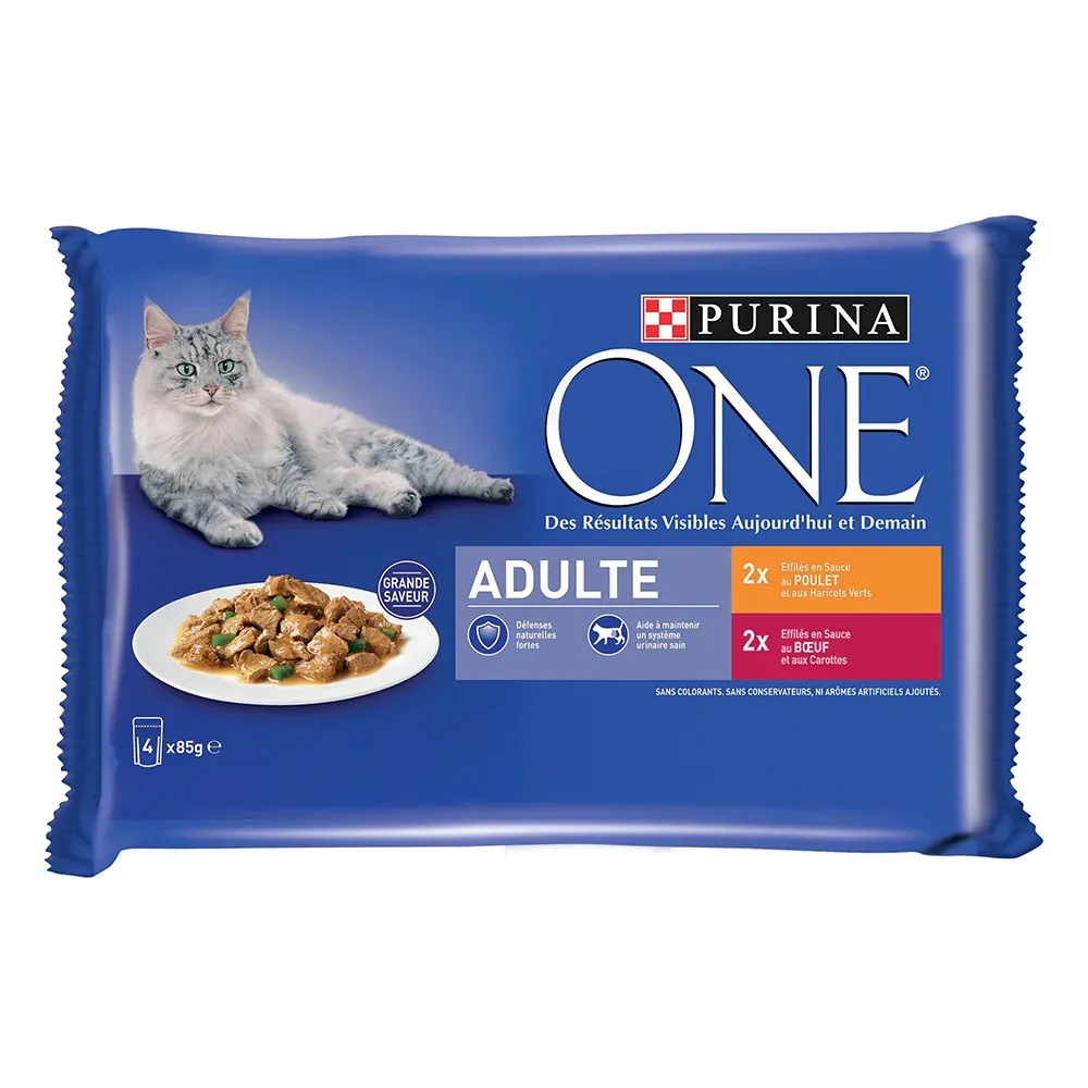 Sparpaket PURINA ONE 8 x 85 g - Sterilcat Lachs und Truthahn