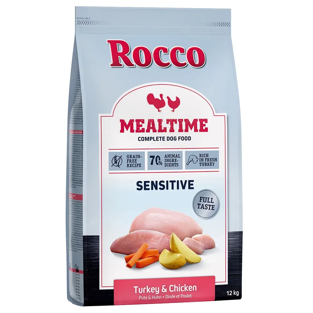 Sparpaket Rocco Mealtime 2 x 12 kg - Sensitive Pute & Huhn