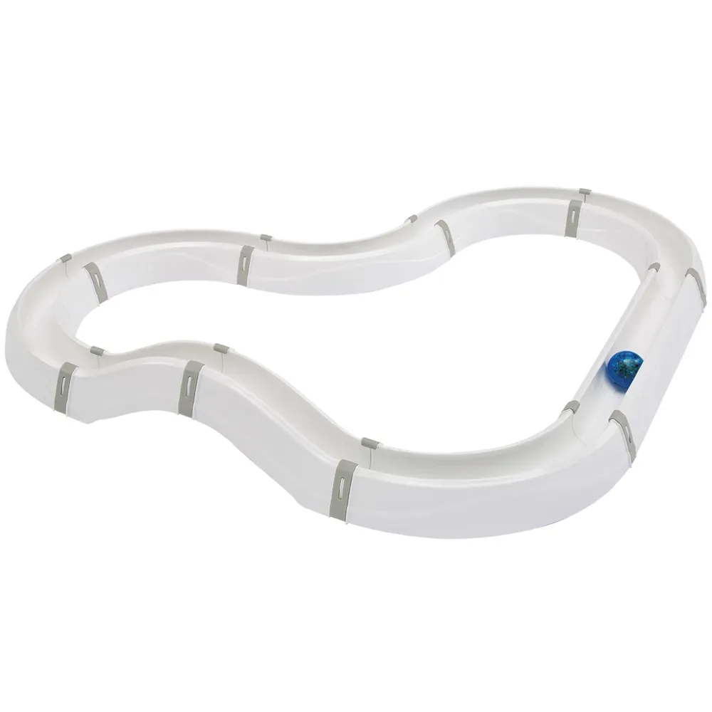 Ferplast Spielschiene Flashlight weiss / grau - weiss / grau